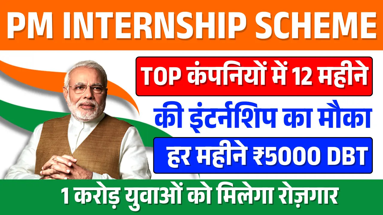 पीएम इंटर्नशिप योजना 2025 PM Internship Scheme 2025