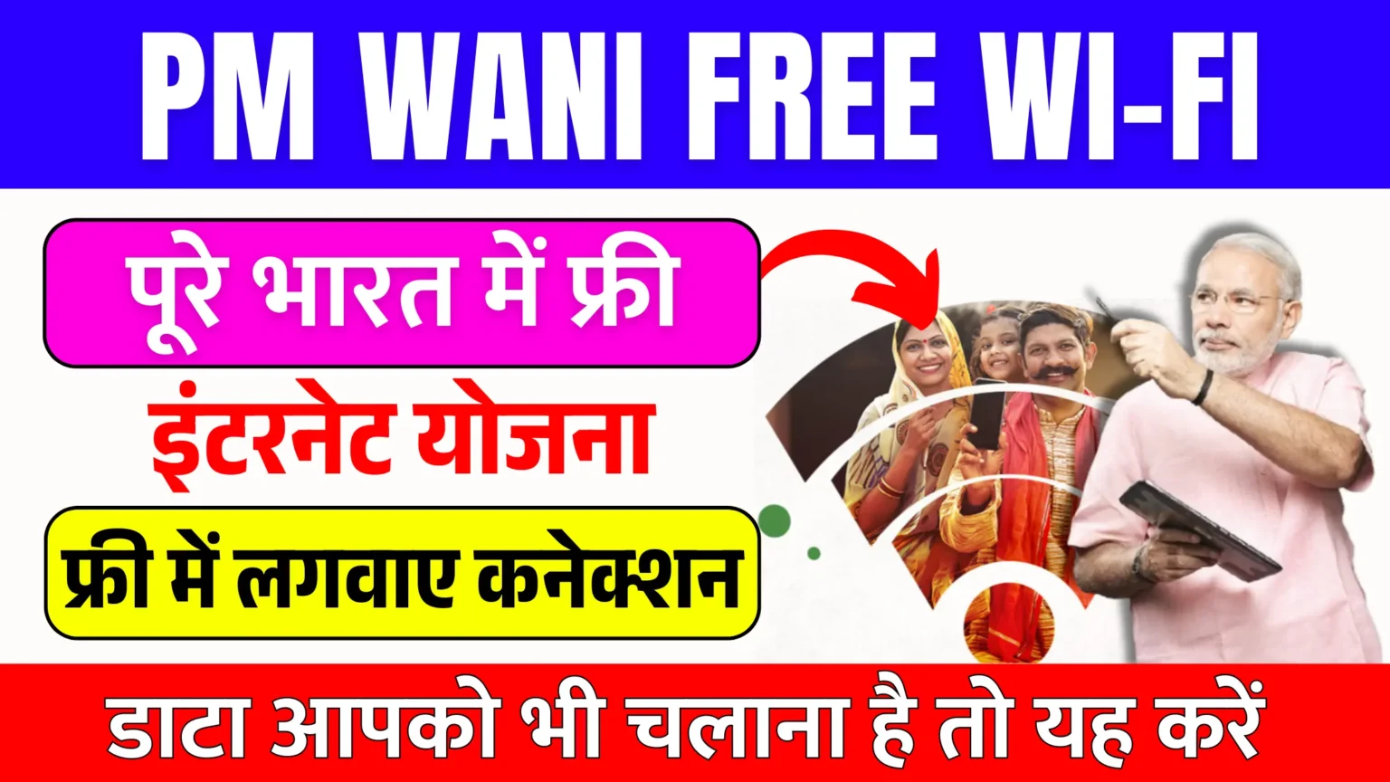PM Wani Wifi Connection 2025