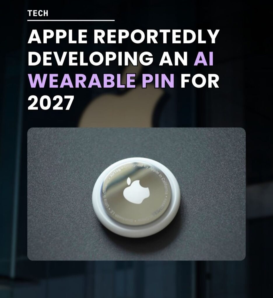 📍 Apple AI Wearable Pin – भारत में और दुनिया में नया AI गैजेट क्रांति