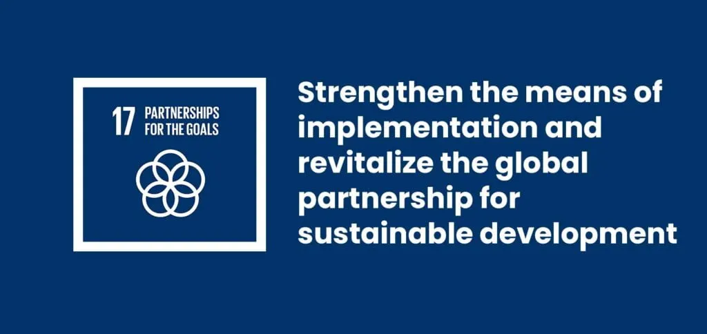 SDG 17 Partnerships for the goals