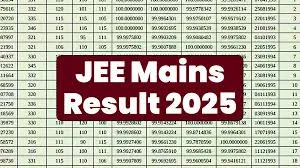 JEE Main 2025 Results