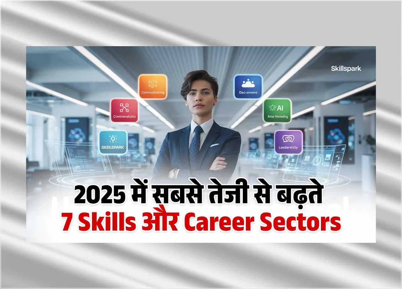 📌2025 में करियर के 7 सबसे ट्रेंडिंग स्किल्स और उनके सेक्टर-वाइज अवसर”