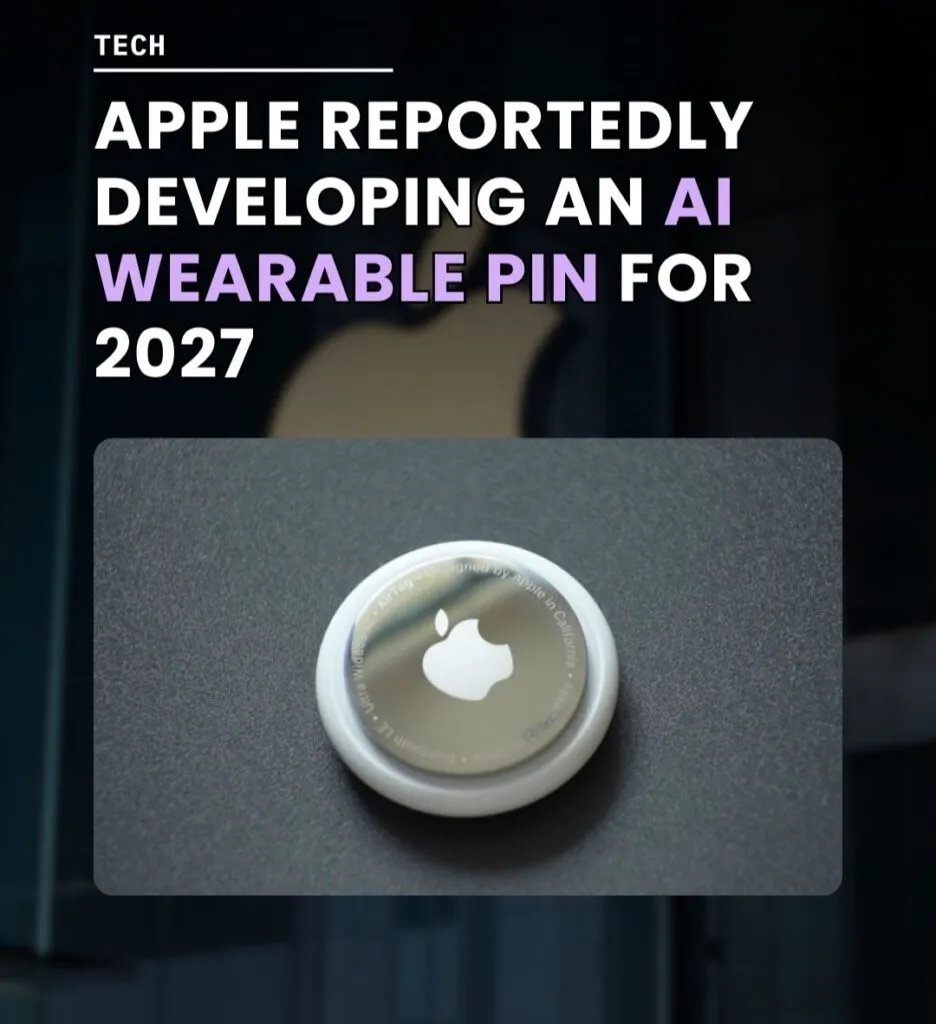 📍 Apple AI Wearable Pin – भारत में और दुनिया में नया AI गैजेट क्रांति